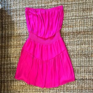 Fabrik Pink Strapless Dress